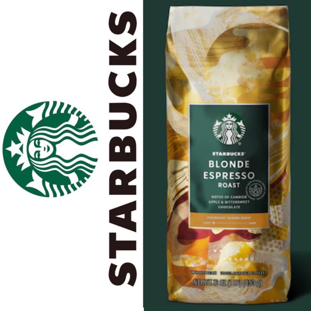 3/$30 Starbucks Blonde Espresso Roast Whole Bean